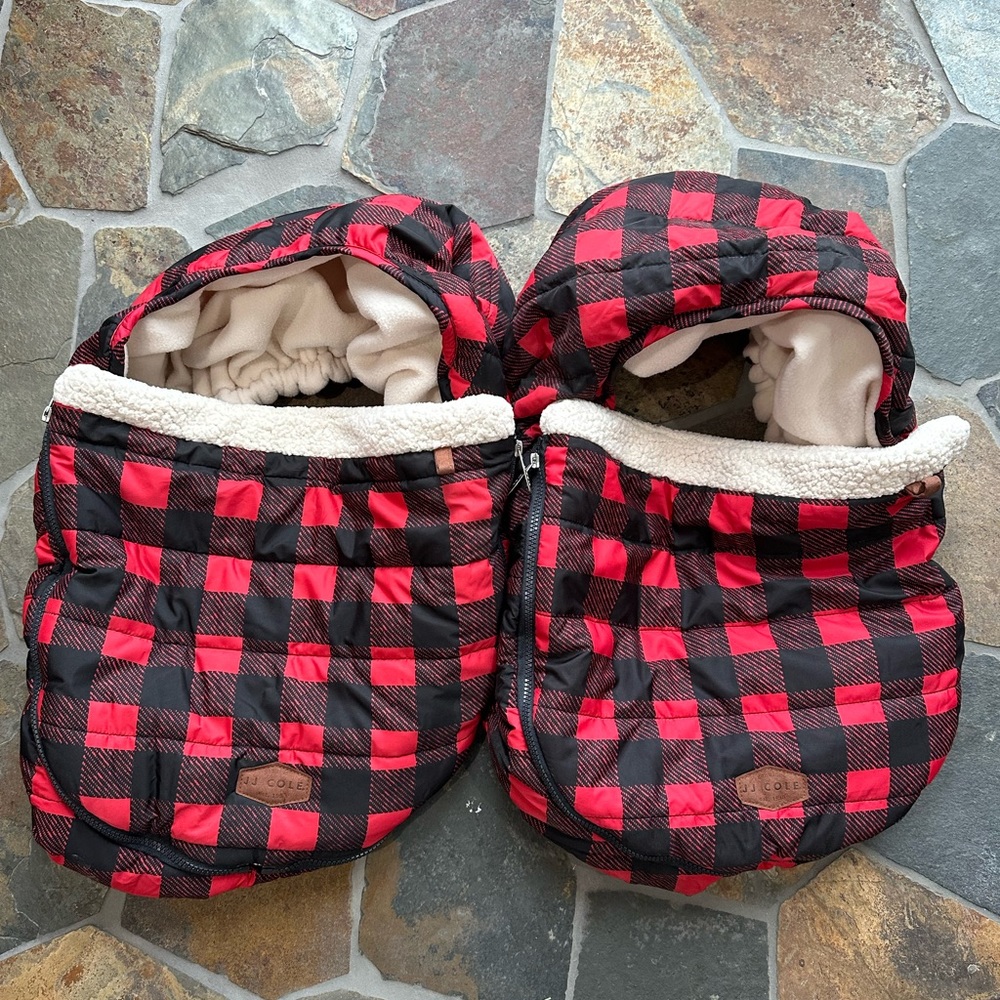 JJ Cole Buffalo Check Car Seat Cover